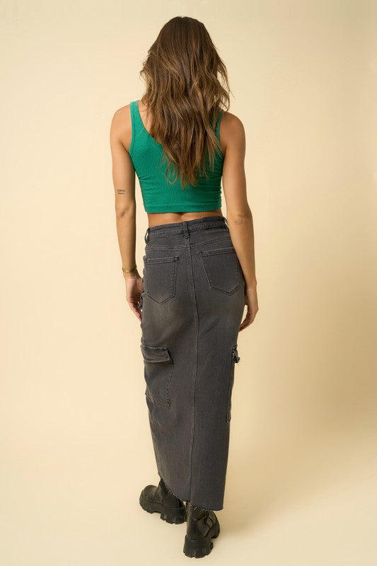 Super Maxi Cargo Skirt | Modern Boutique Fashion