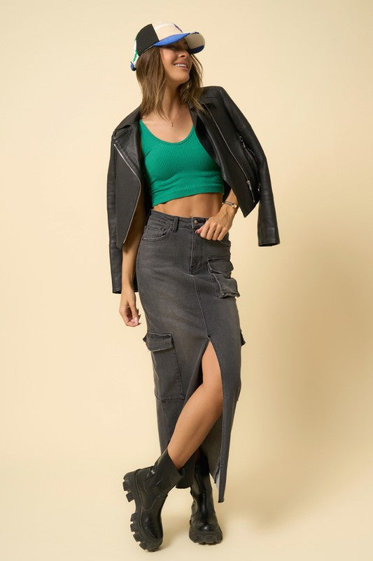 Super Maxi Cargo Skirt | Modern Boutique Fashion