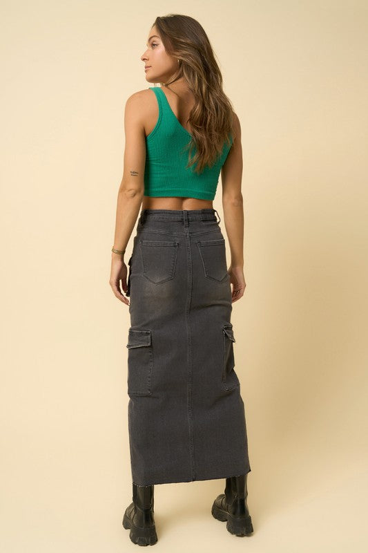 Super Maxi Cargo Skirt | Modern Boutique Fashion