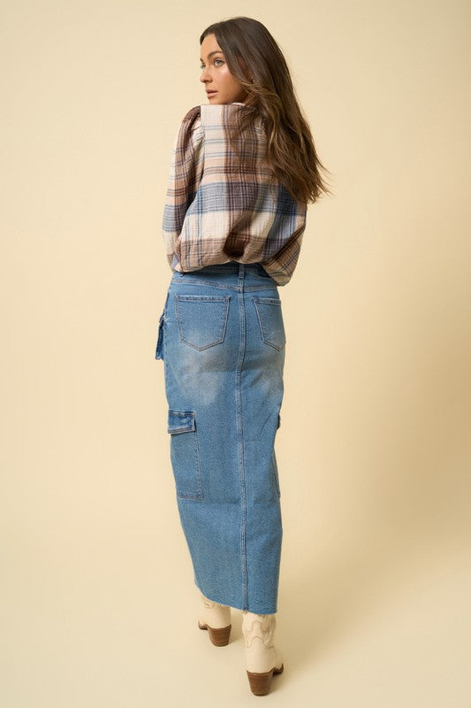 Super Maxi Cargo Skirt | Modern Boutique Fashion