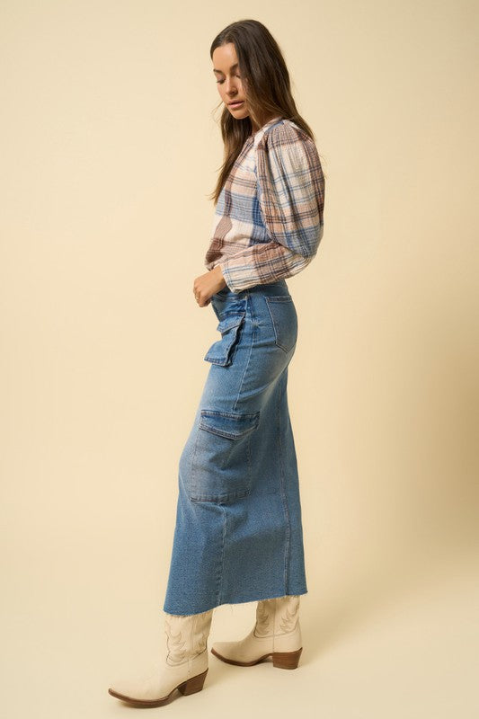 Super Maxi Cargo Skirt | Modern Boutique Fashion