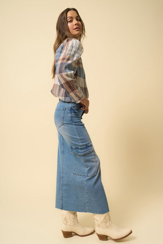 Super Maxi Cargo Skirt | Modern Boutique Fashion