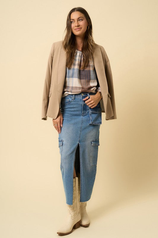 Super Maxi Cargo Skirt | Modern Boutique Fashion