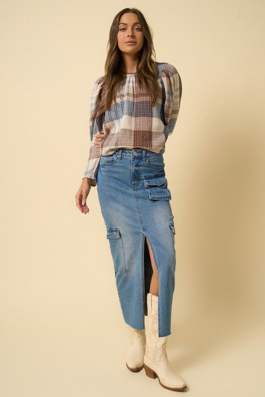 Super Maxi Cargo Skirt | Modern Boutique Fashion