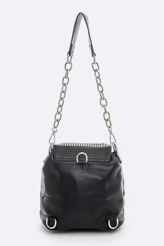 Iconic Rhinestone Convertible Fahion Bag | Modern Boutique Fashion