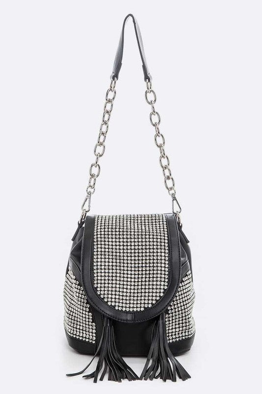 Iconic Rhinestone Convertible Fahion Bag | Modern Boutique Fashion
