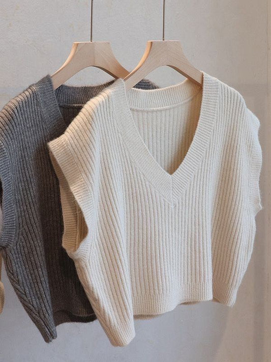 Cropped Sleeveless Ribbed Vest | Modern Boutique Fashion