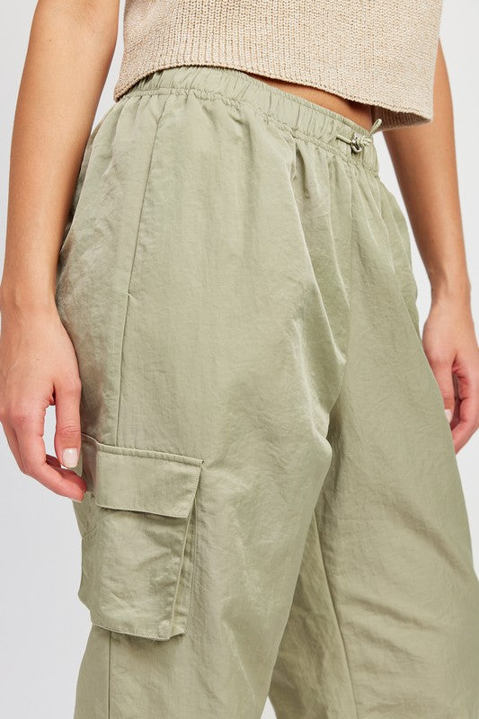 Straight Leg Pants With Elastic Waist Band | Modern Boutique Fashion