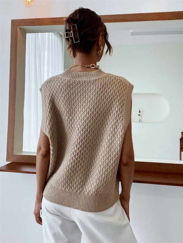 Knit Sweater Vest | Modern Boutique Fashion