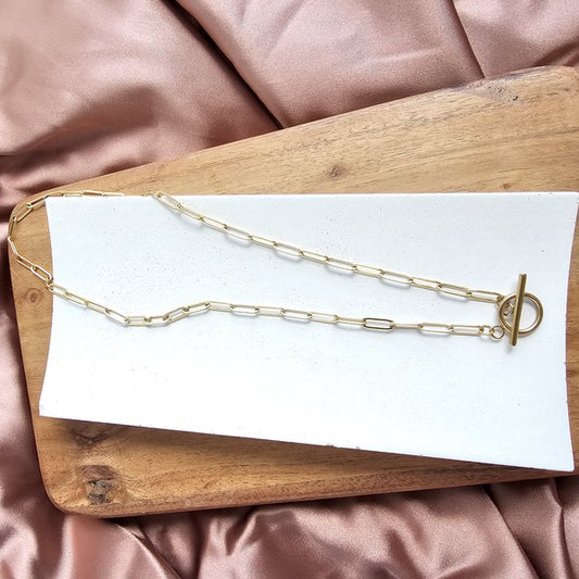 Luxe Paperclip Chain 20In | Modern Boutique Fashion