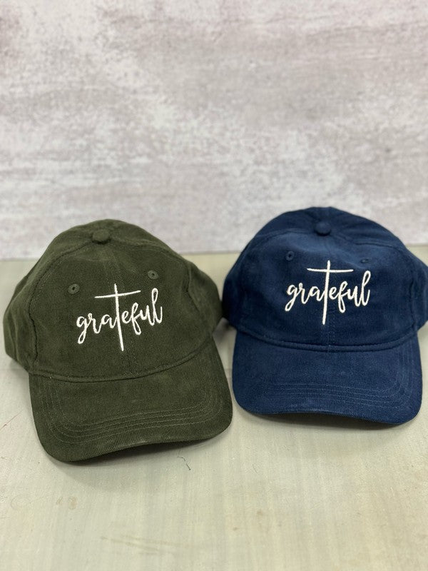 Grateful Corduroy Dad Cap Baseball Cap | Modern Boutique Fashion