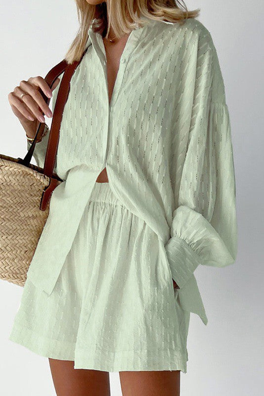 Two Piece Shorts Set