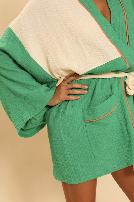 Two Tone Kimono | Modern Boutique Fashion