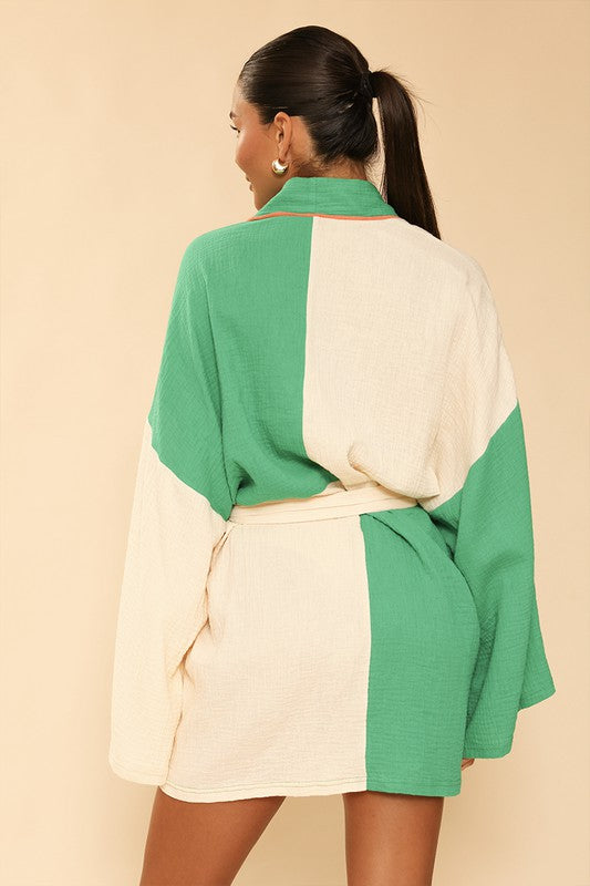 Two Tone Kimono | Modern Boutique Fashion