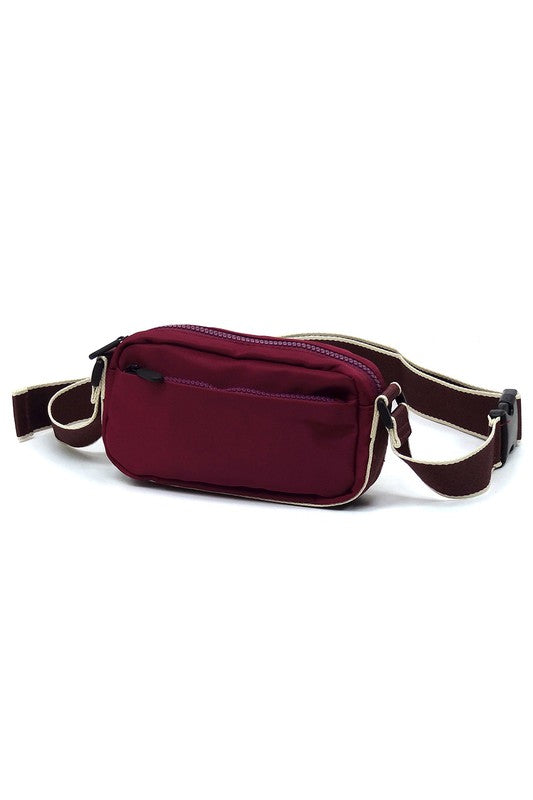 Nylon Fanny Pack Crossbody Bag | Modern Boutique Fashion
