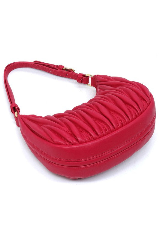 Chevron Quilted Shoulder Bag Hobo | Modern Boutique Fashion