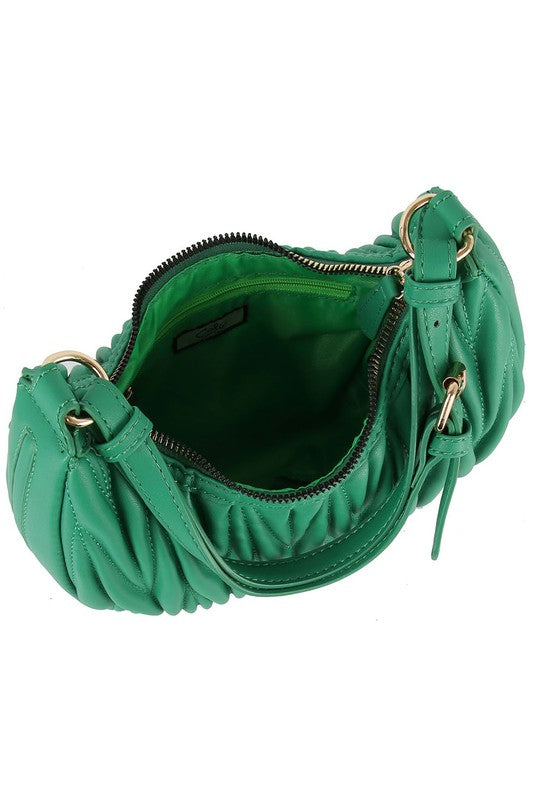 Chevron Quilted Shoulder Bag Hobo | Modern Boutique Fashion