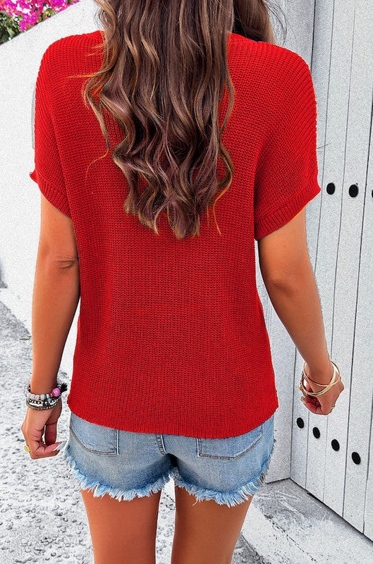 KNIT ROUND NECK TOP | MODERN EMPORIUM – Modern Emporium women's boutique fashion