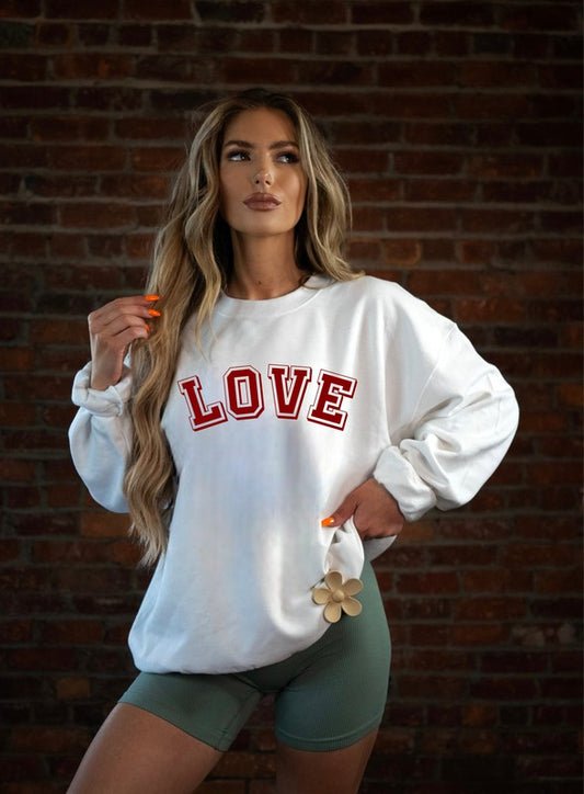 Love Varsity Sweatshirt | Modern Boutique Fashion