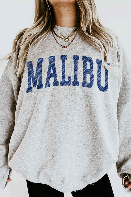 MALIBU CALIFORNIA GRAPHIC SWEATSHIRT