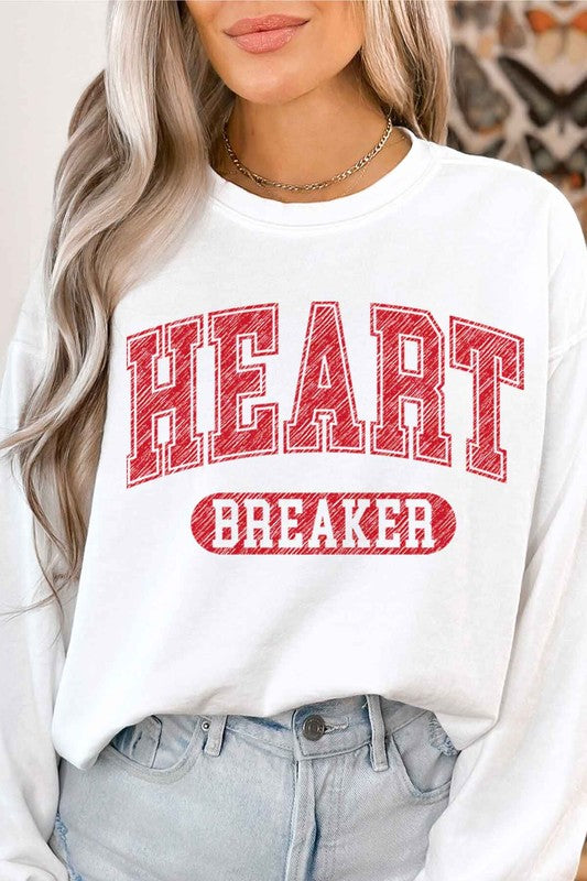 HEART BREAKER VALENTINES GRAPHIC SWEATSHIRT