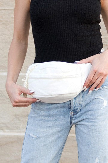 Marisa Nylon Crescent Sling Belt Bum Fanny Bag | Modern Boutique Fashion