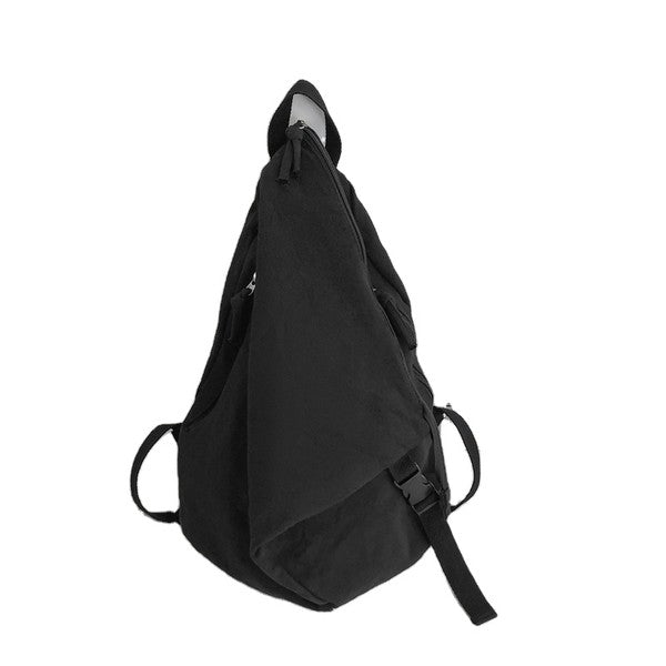 Kai Asymmetric Canvas Backpack | Modern Boutique Fashion