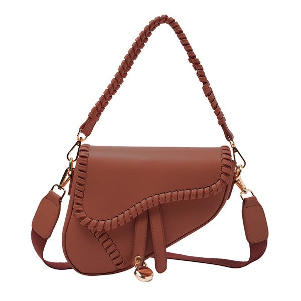Adeline Saddle Crossbody Hand Bag | Modern Boutique Fashion