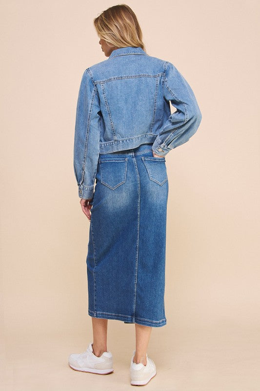 Front Slit Cargo Skirt | Modern Boutique Fashion