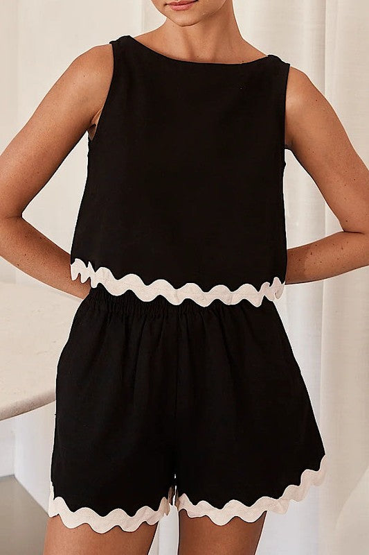 2-pc Shorts Set boutique clothing for women