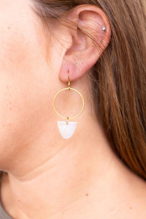 Iris Earrings - Iridescent | Modern Boutique Fashion