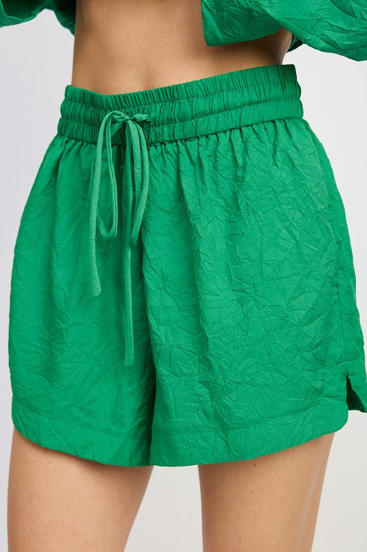 Lounge Shorts With Elasctic Waistband | Modern Boutique Fashion