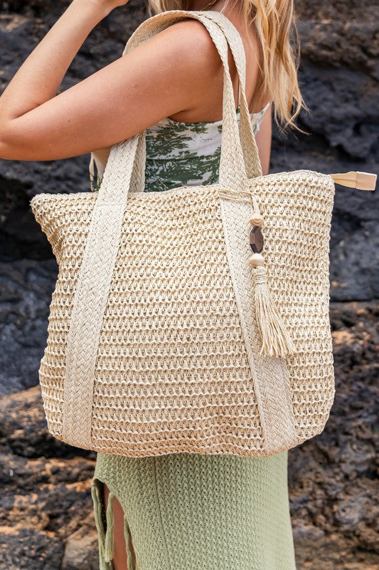 Izola Carry All Tassel Tote | Modern Boutique Fashion