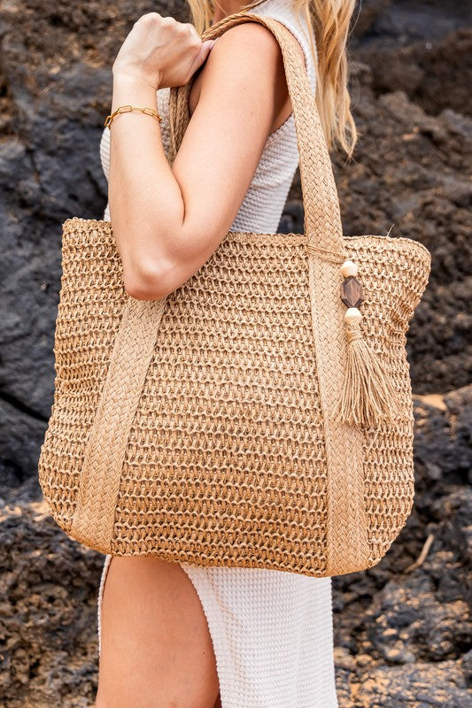 Izola Carry All Tassel Tote | Modern Boutique Fashion