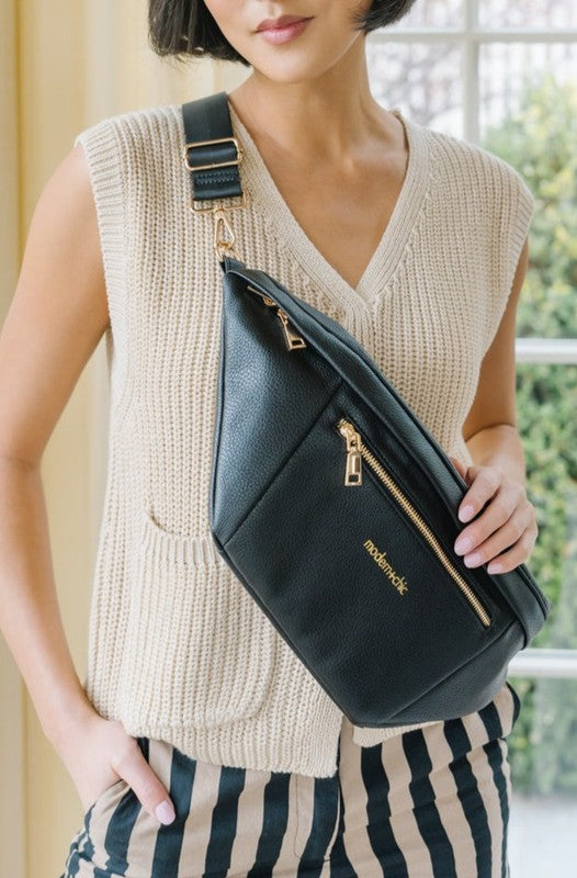 Presley Oversized Sling Hobo Crossbody Bag | Modern Boutique Fashion