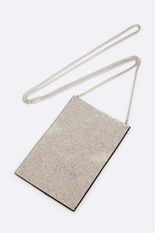 Rhinestone Iconic Crossbody Phone Swing Bag | Modern Boutique Fashion