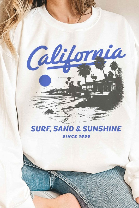 CALIFORNIA SURG GRAPHIC SWEATSHIRT