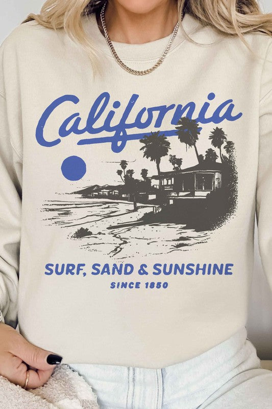 CALIFORNIA SURG GRAPHIC SWEATSHIRT