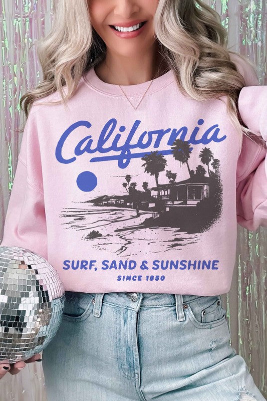 CALIFORNIA SURG GRAPHIC SWEATSHIRT