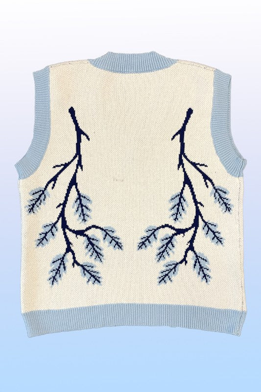 Branch Sweater Vest | Modern Boutique Fashion