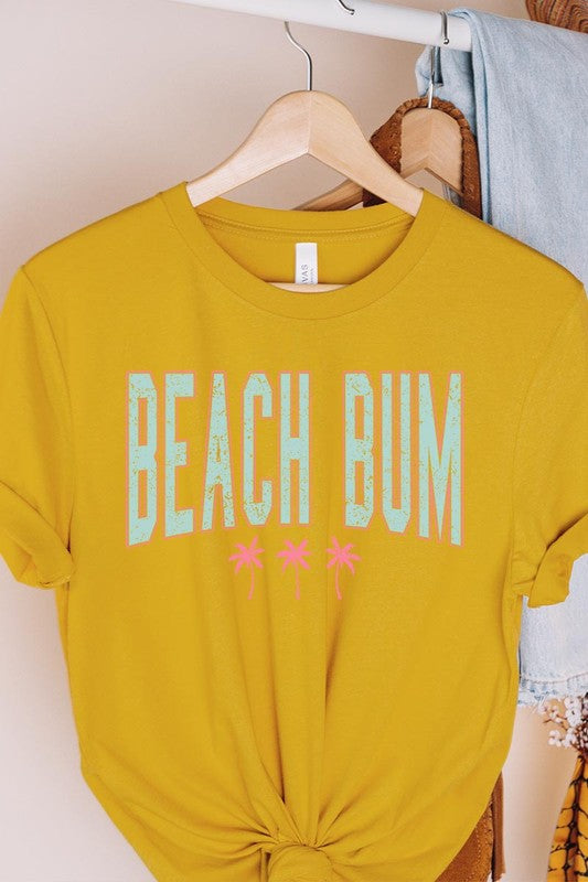 Beach Bum Summer Graphic T Shirts