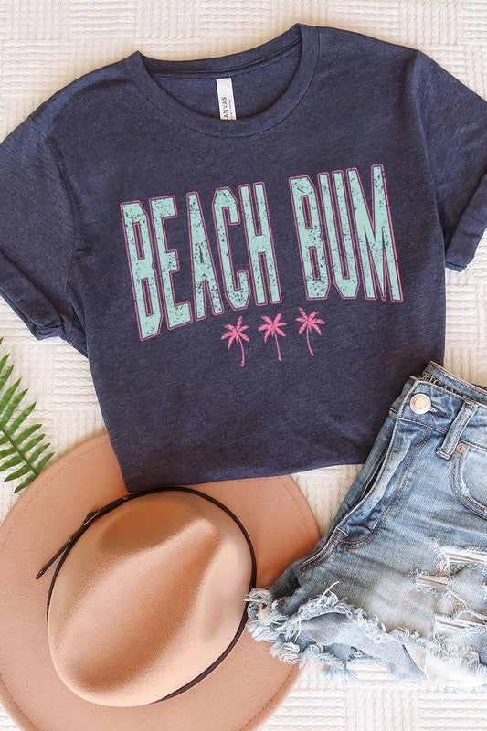 Beach Bum Summer Graphic T Shirts