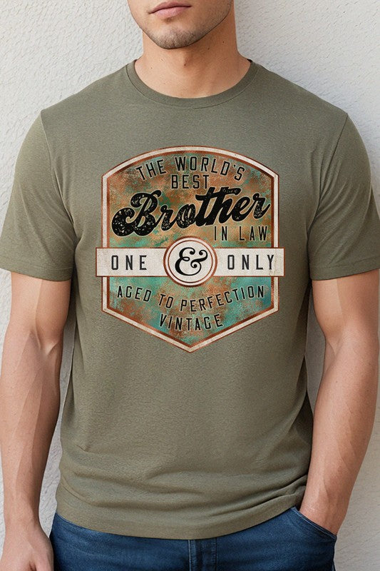 Mens Tees Worlds Best Brother Graphic Tee