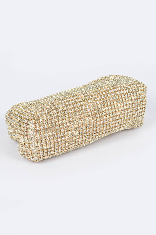 Oversize Rhinestone Convertible Soft Clutch Bag | Modern Boutique Fashion