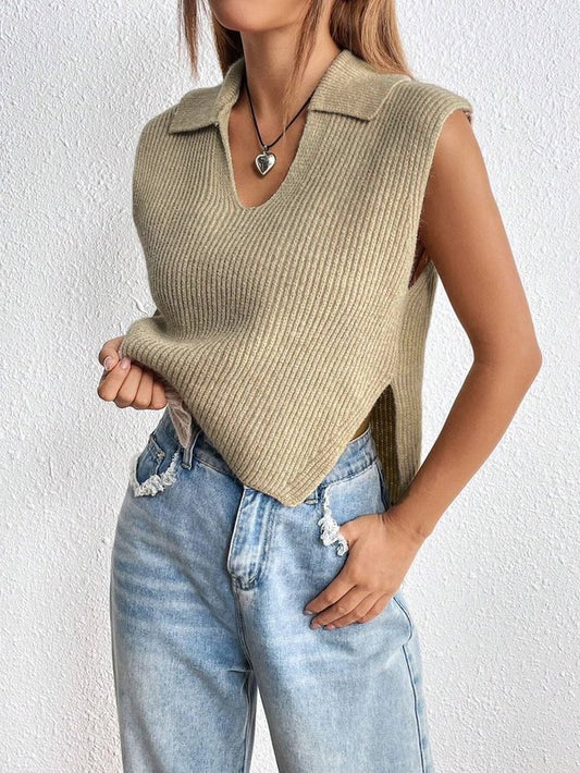 Sleeveless Sweater | Modern Boutique Fashion