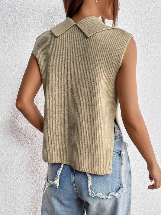 Sleeveless Sweater | Modern Boutique Fashion