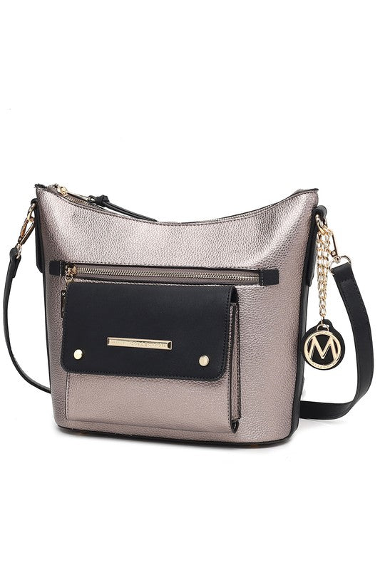 Mkf Collection Serenity Color Block Crossbody Bag | Modern Boutique Fashion