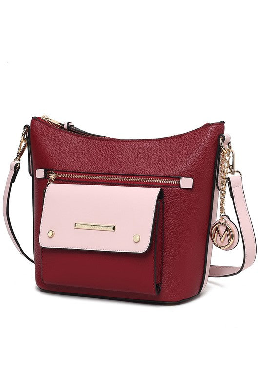 Mkf Collection Serenity Color Block Crossbody Bag | Modern Boutique Fashion