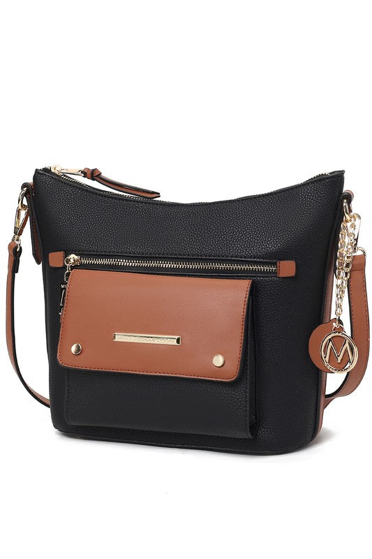 Mkf Collection Serenity Color Block Crossbody Bag | Modern Boutique Fashion