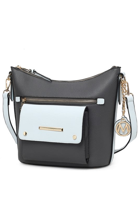 Mkf Collection Serenity Color Block Crossbody Bag | Modern Boutique Fashion
